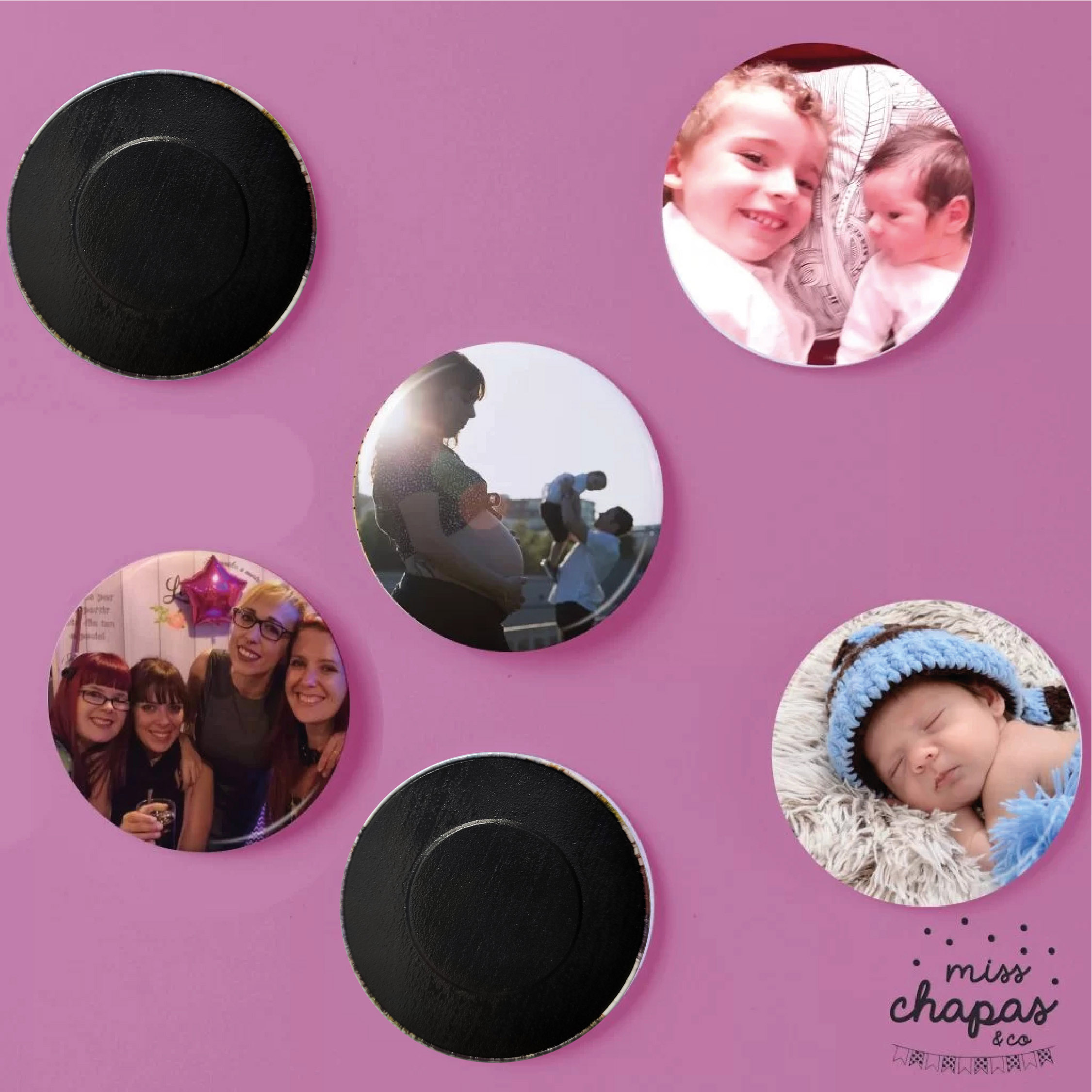 Personaliza tus imanes de 59 mm