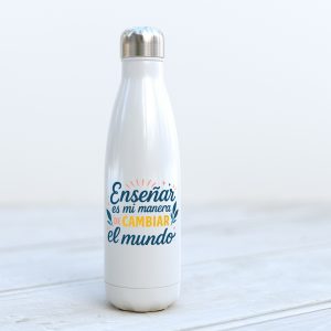 Botella para Profesores con Tarjeta de Agradecimiento – Regalo Fin de Curso Original y Emotivo